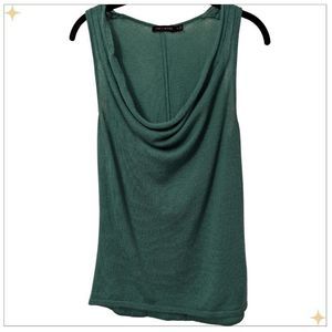 The Limited Lightweight Knit Sleeveless Cowl Neck Sweater Size Medium